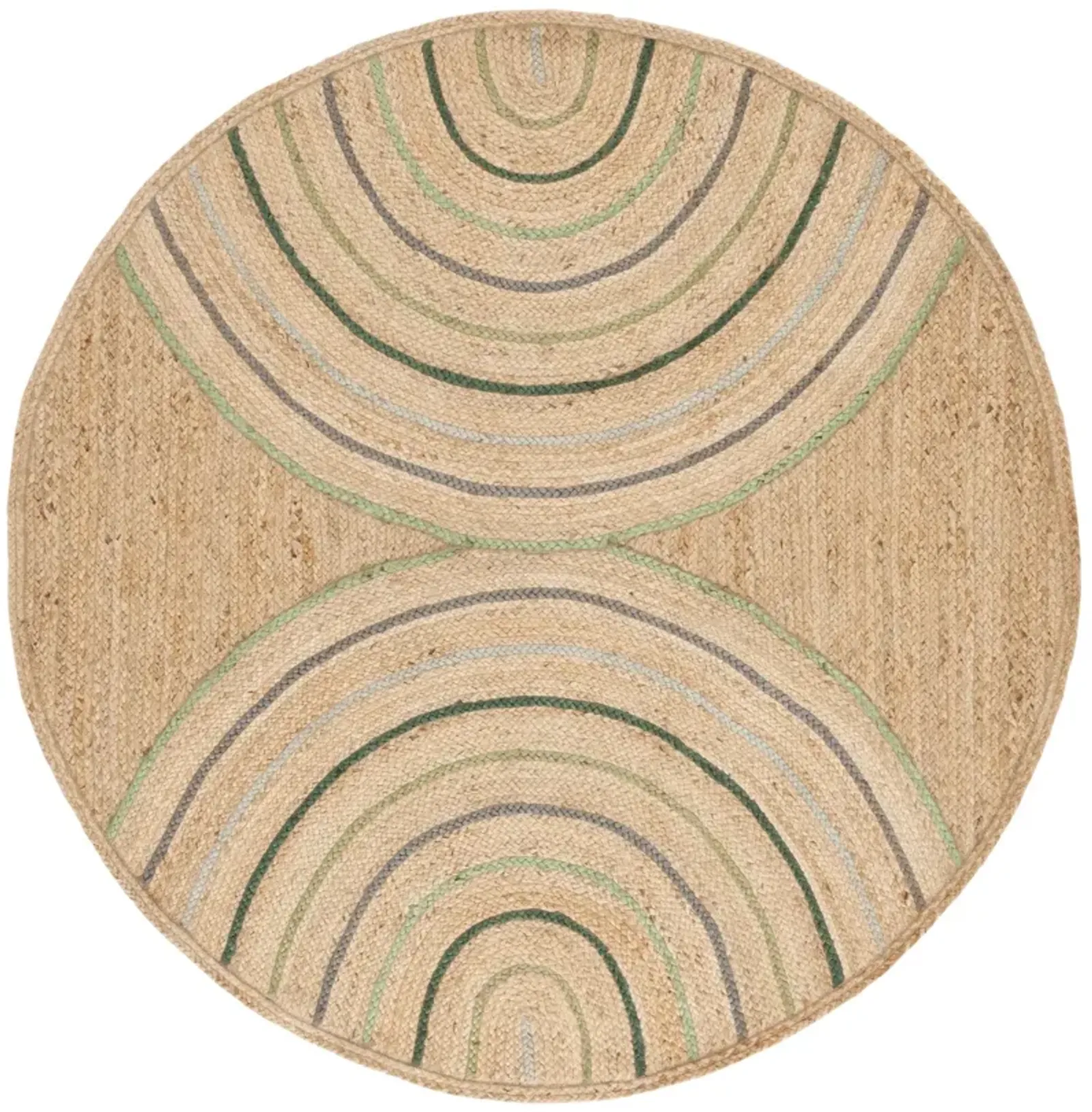 NATURAL FIBER 894 NATURAL  6' x 6' Round Round Rug