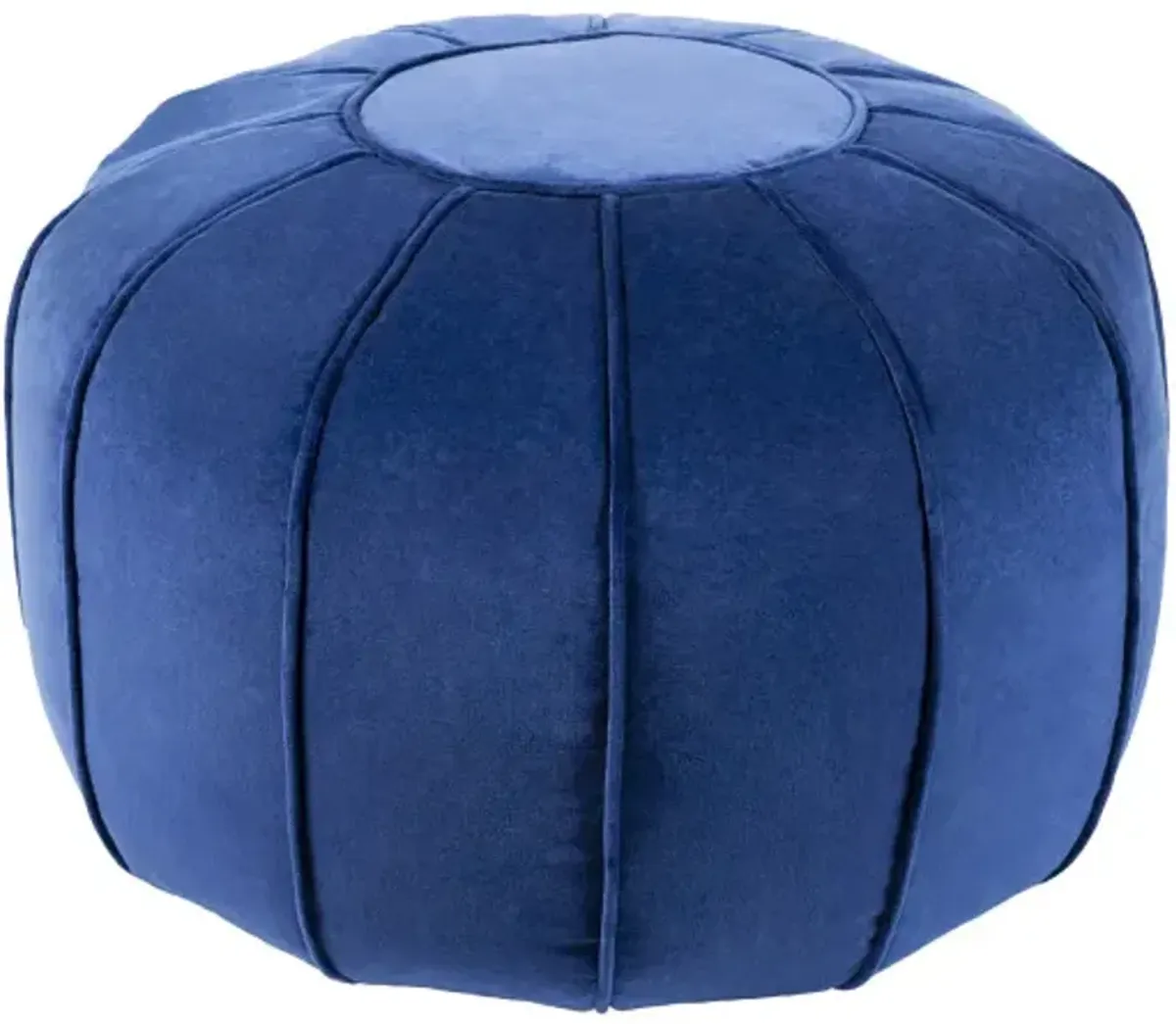 Cotton Velvet 14"H x 20"W x 20"D Pouf