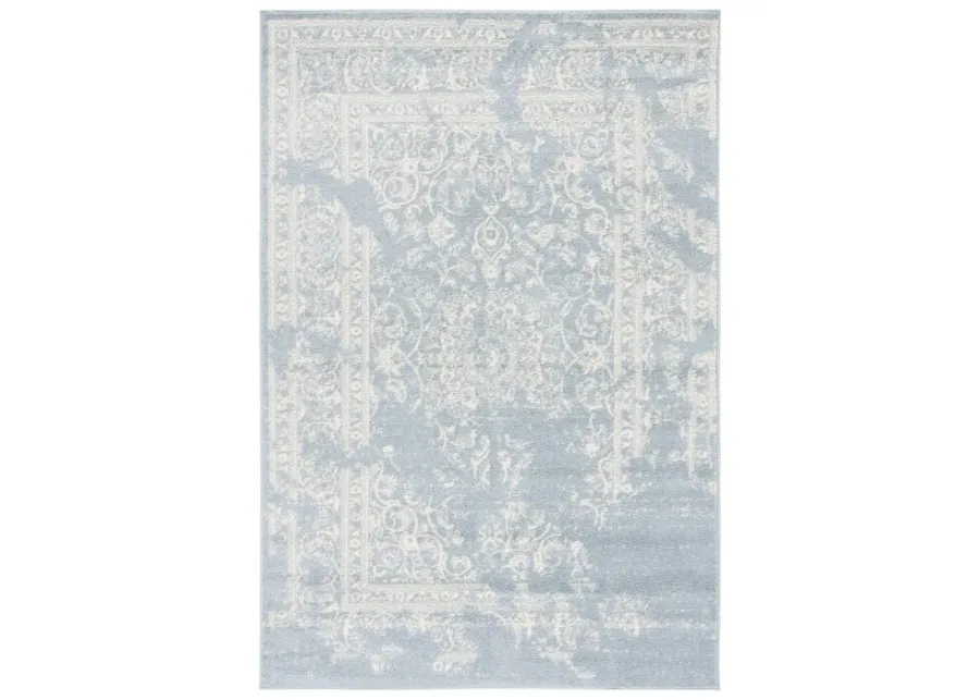 Adirondack Contemporary Slate / Ivory 8' X 10' Powerloomed Rug