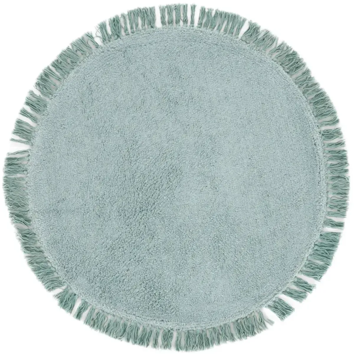 EASY CARE 221 TURQUOISE 6' x 6' Round Round Rug