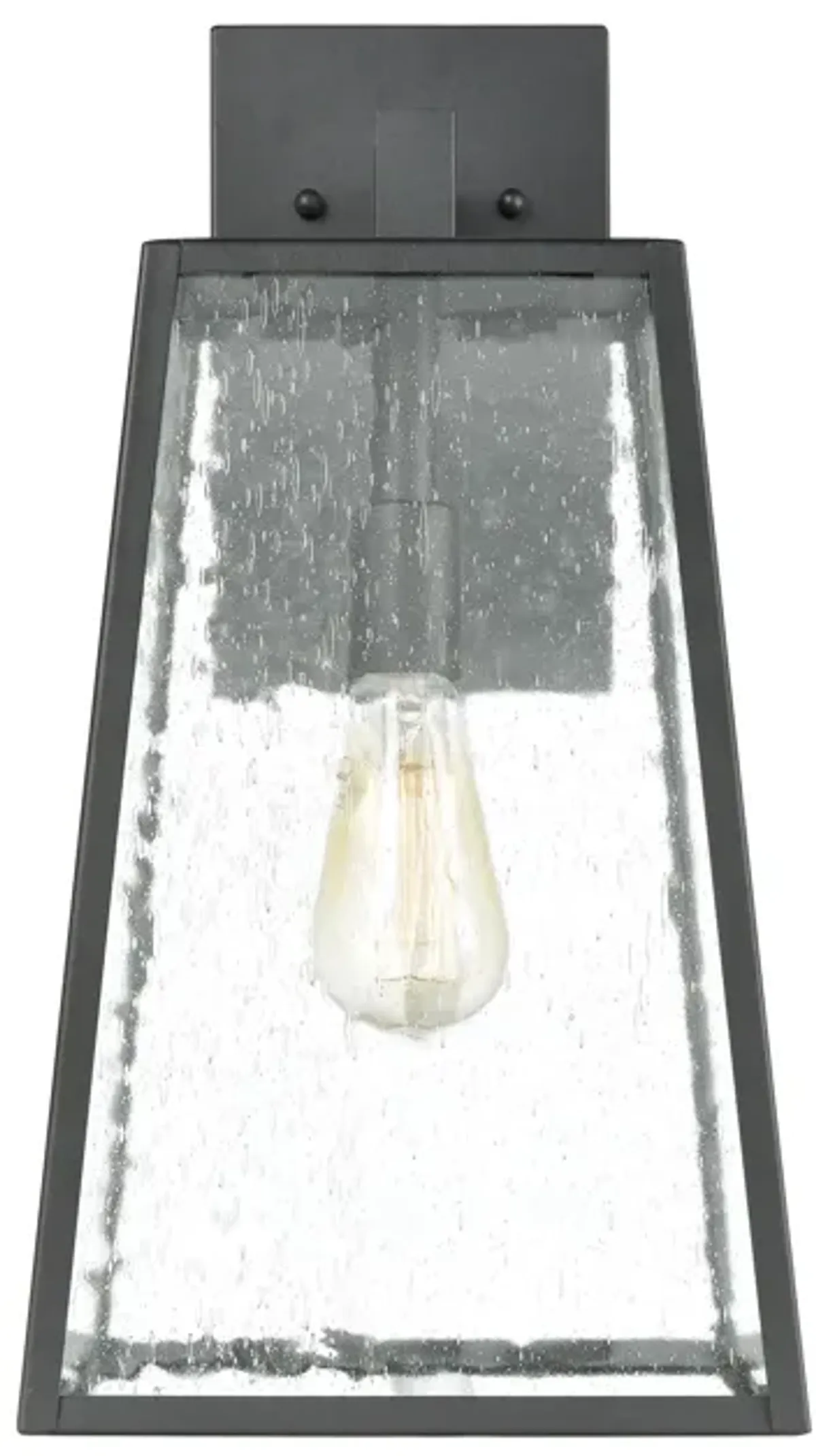 Meditterano 18" High 1-Light Outdoor Sconce - Matte Black