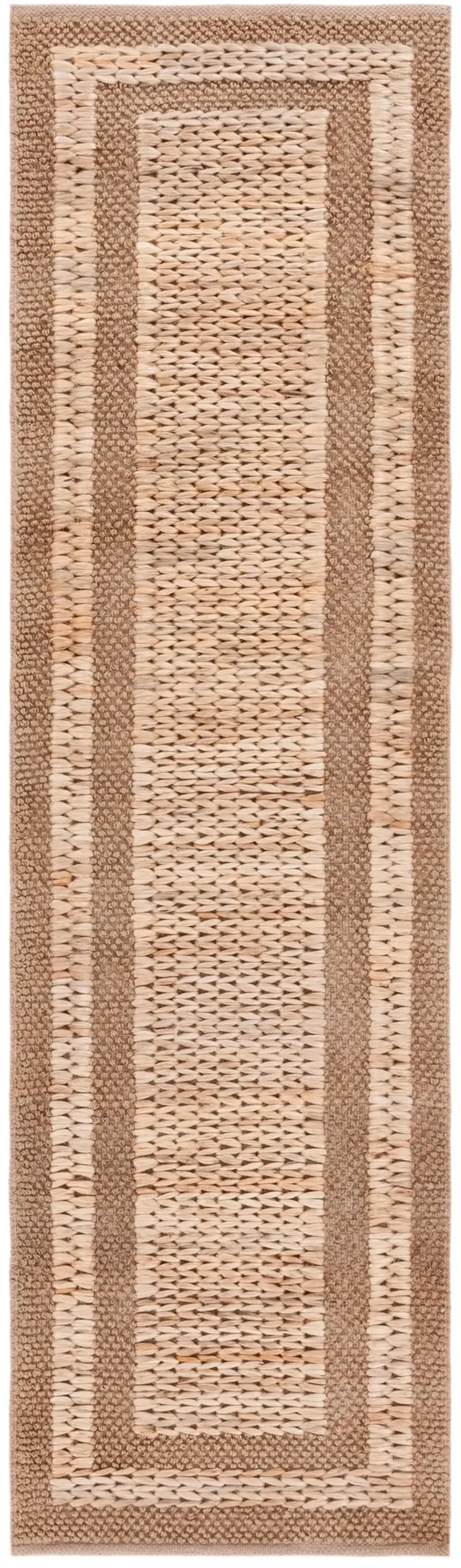 NATURAL FIBER 378 NATURAL 2'-3' x 8' Runner Rug