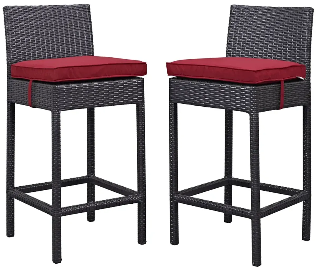 Lift Bar Stool Outdoor Patio Set of 2