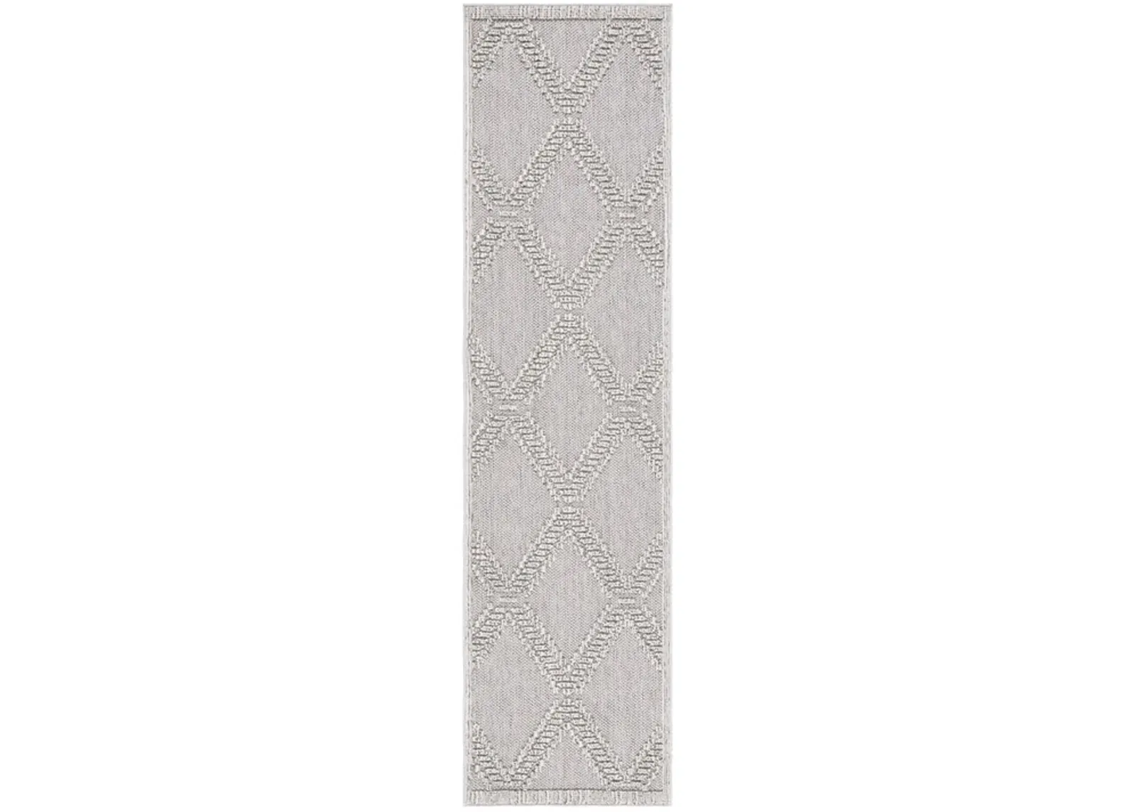 GLOBAL 226 Grey  2'-2' X 6' Runner Rug