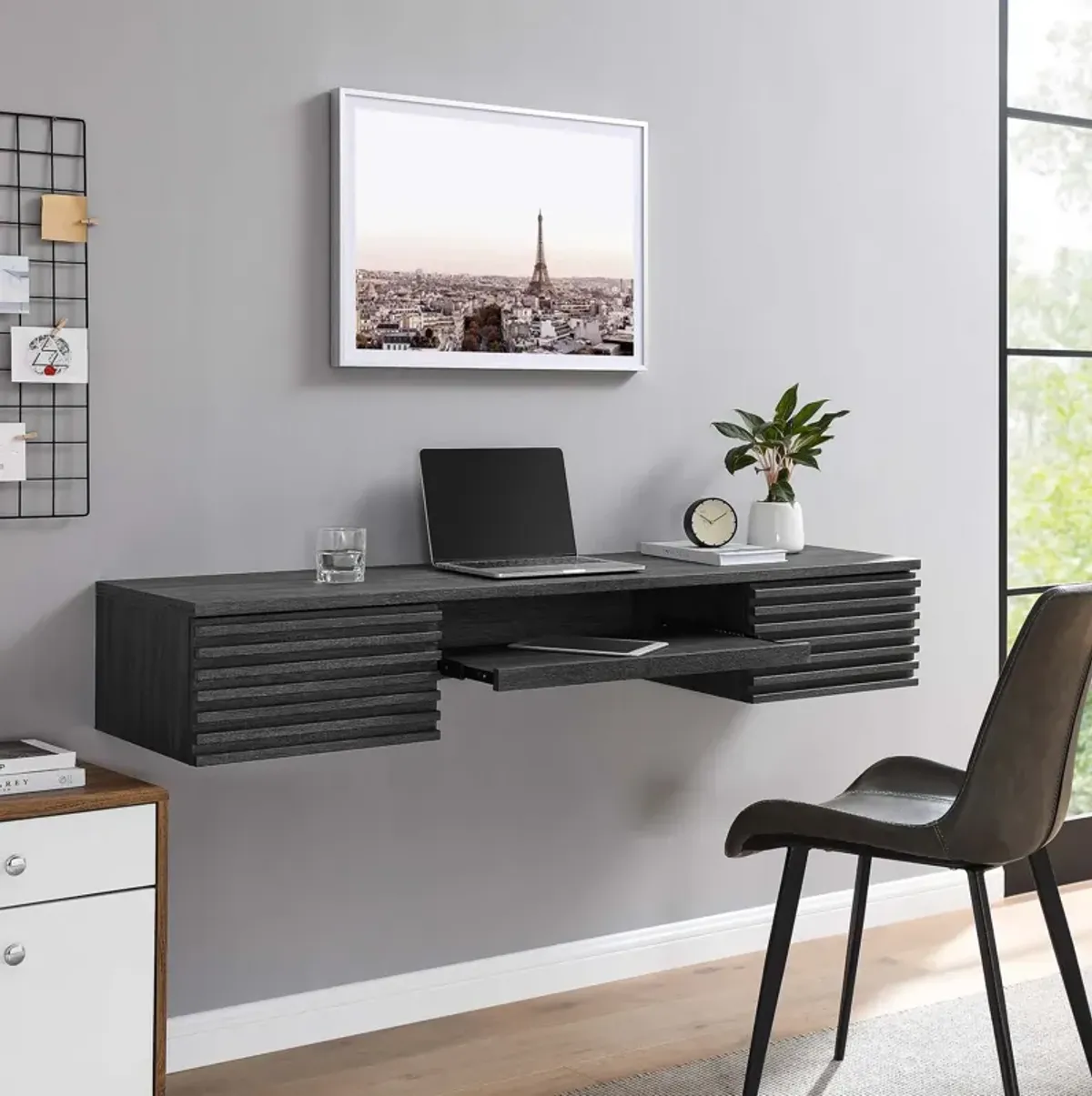 Render Wall Mount Office Desk