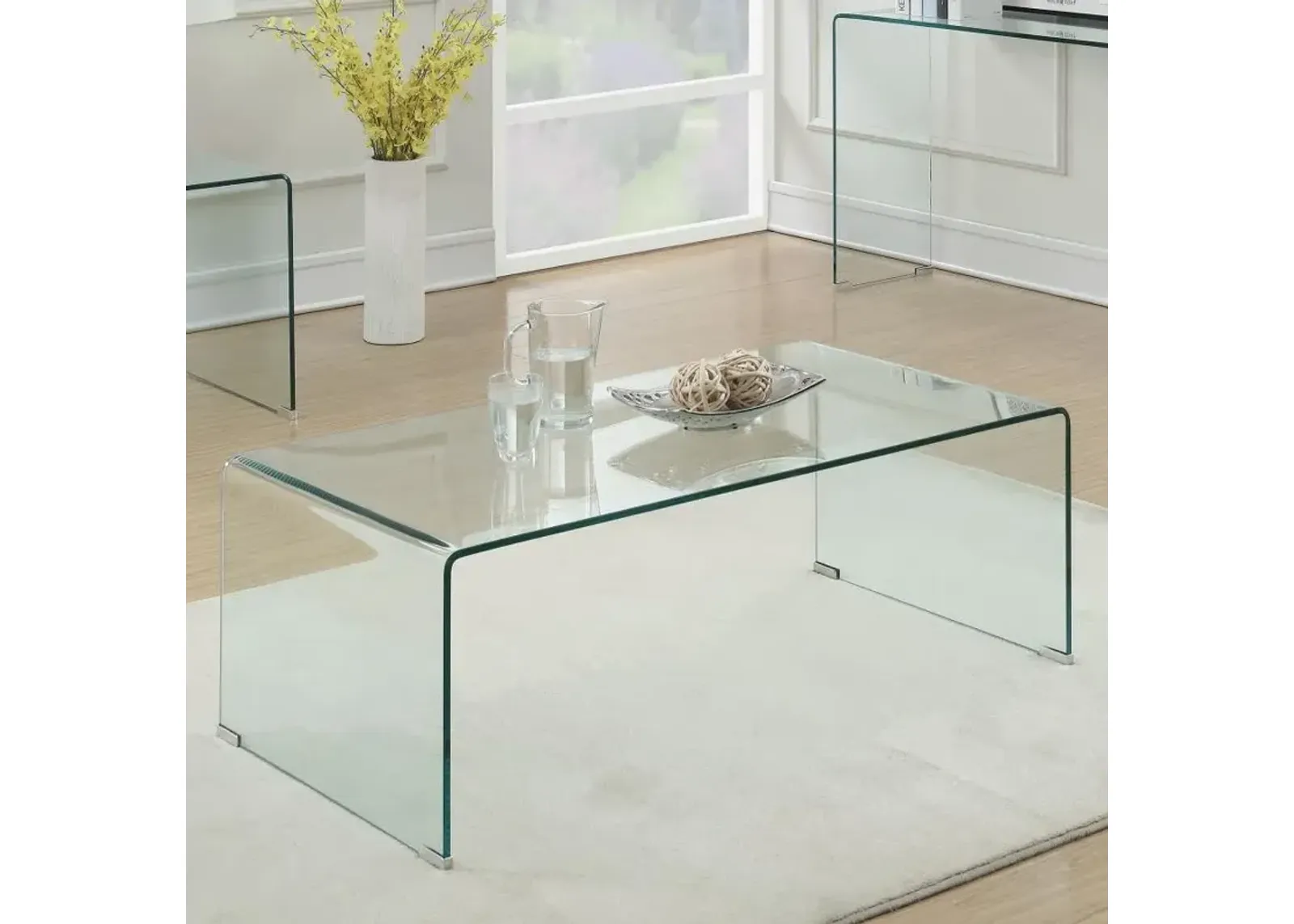 Ripley Rectangular Coffee Table Clear