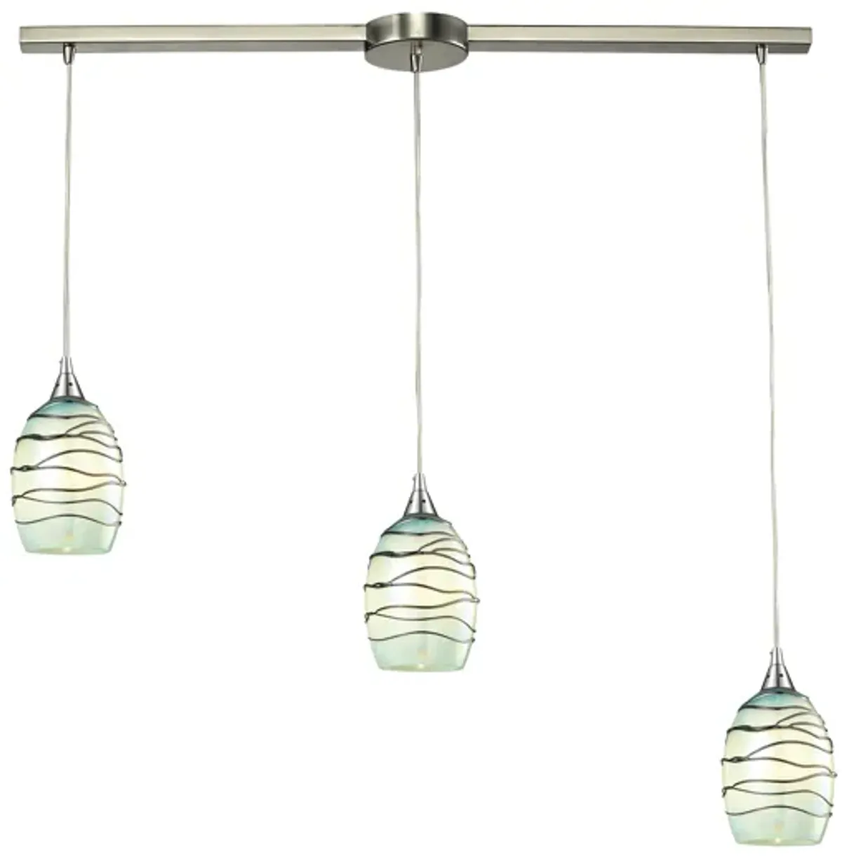 Vines Configurable Multi Pendant - Satin Nickel