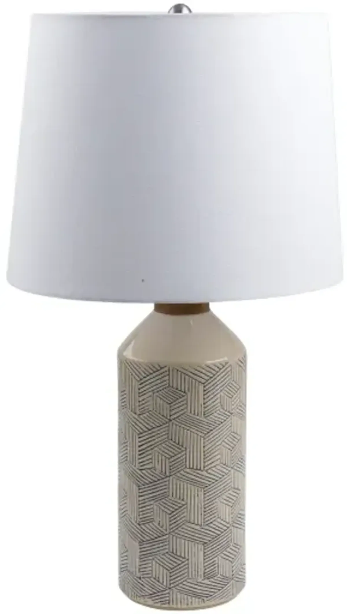 Gouverneur GUV-001 23"H x 13"W x 13"D Accent Table Lamp