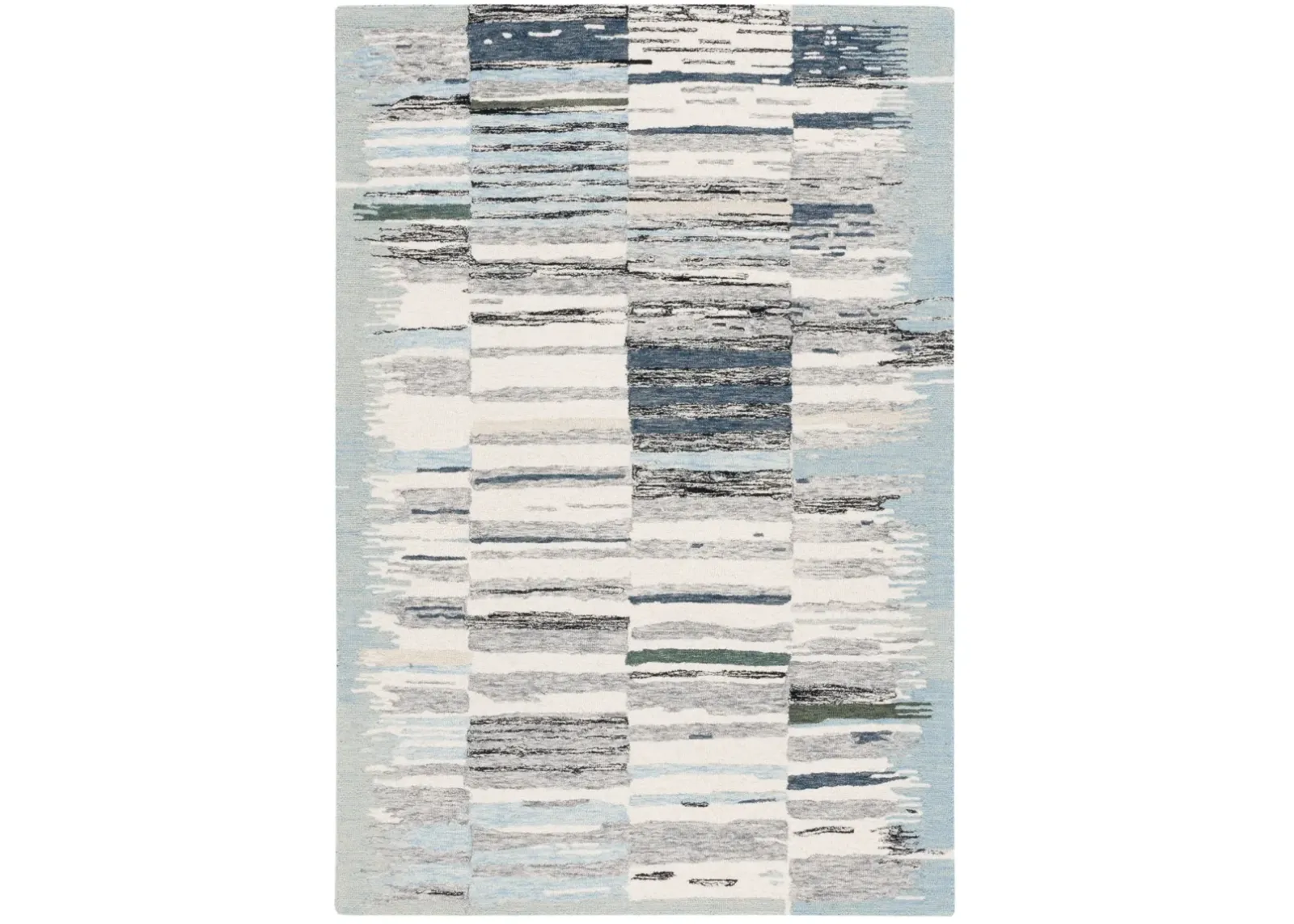 EBONY 701 IVORY  6' x 9' Medium Rectangle Rug