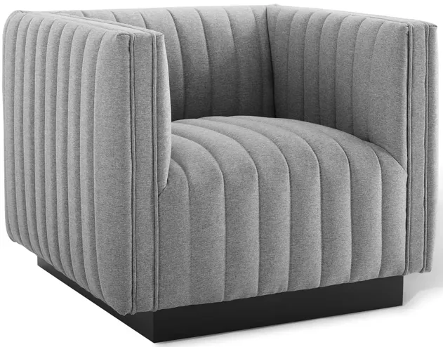 Conjure Tufted Upholstered Fabric Armchair