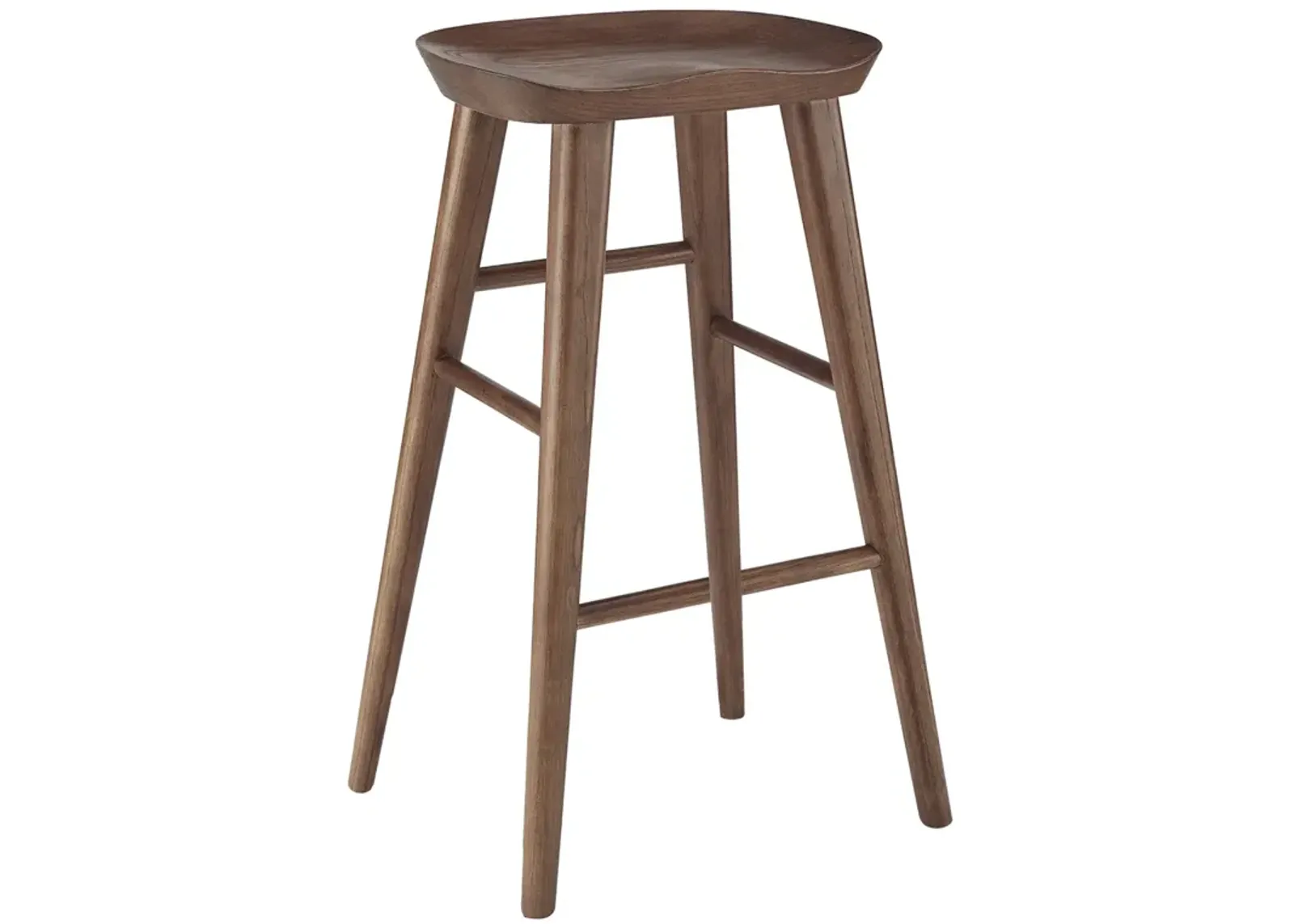 Vieno Bar Stool in Walnut - Set of 1