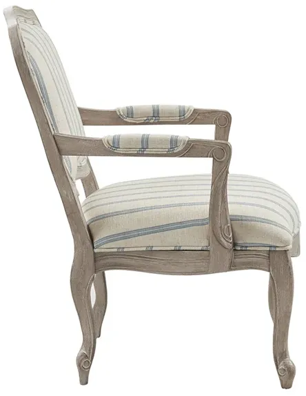 Madison Park Monroe Natural Camel Back Exposed Wood Chair