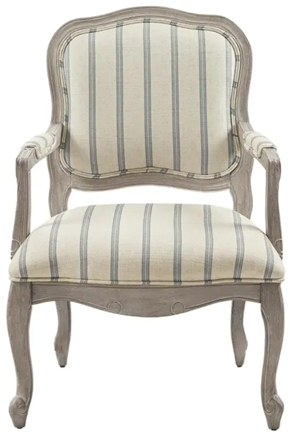 Madison Park Monroe Natural Camel Back Exposed Wood Chair