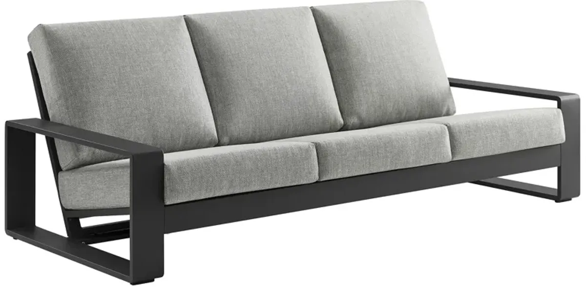 Lirienne Outdoor Patio Aluminum Sofa