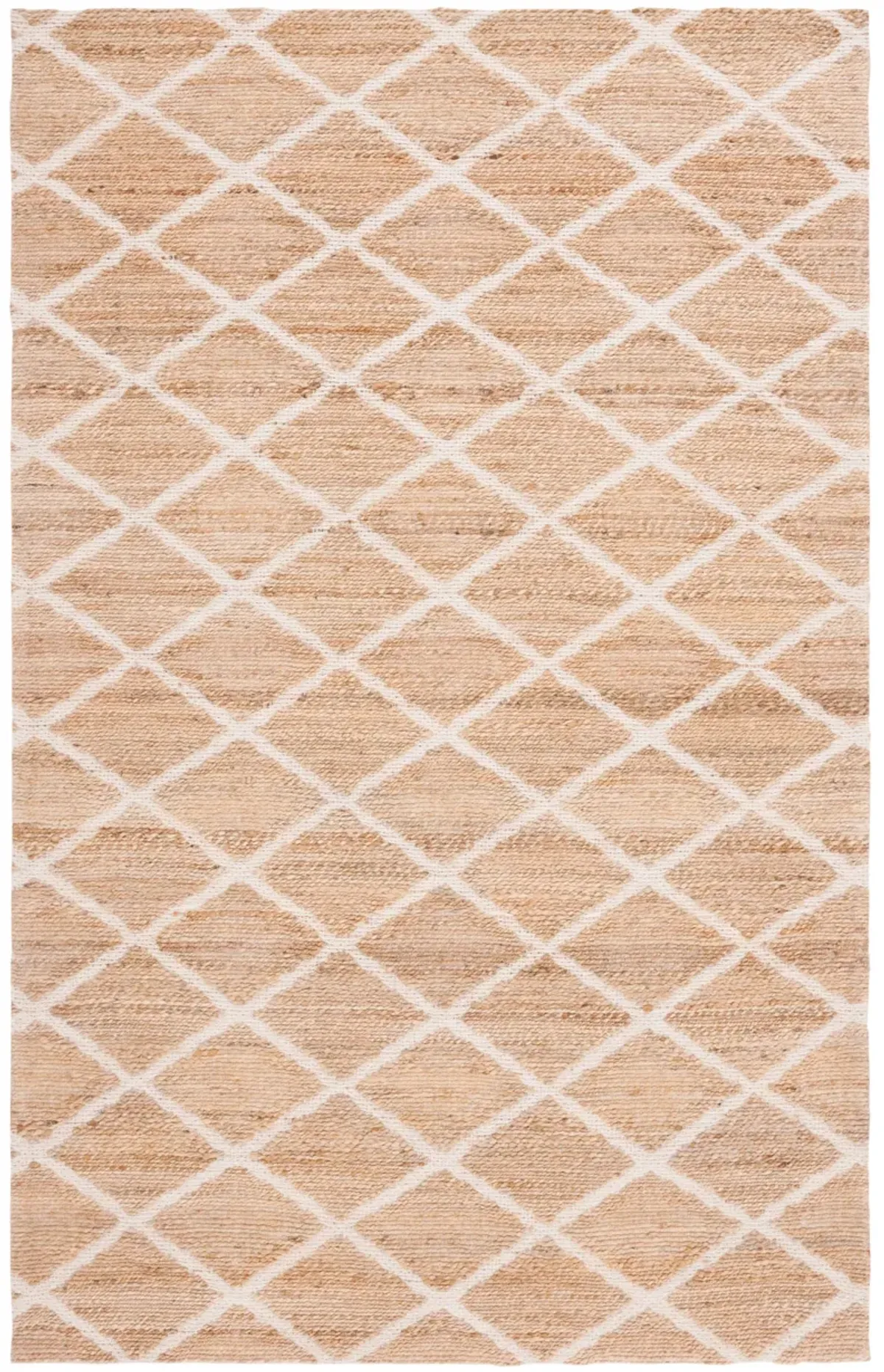 NATURAL FIBER Hand loomed 4' x 6' area rug