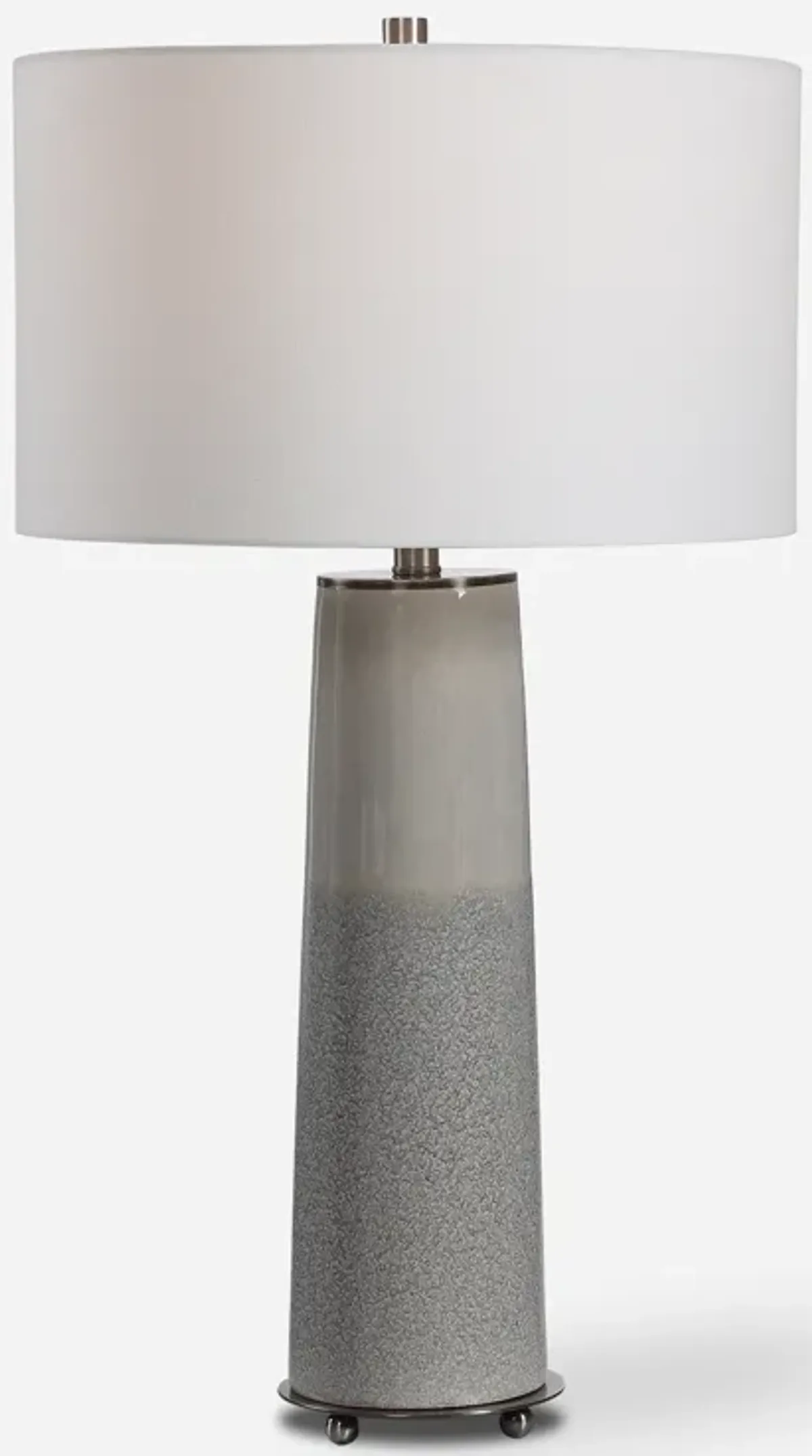 Abdel Gray Glaze Table Lamp