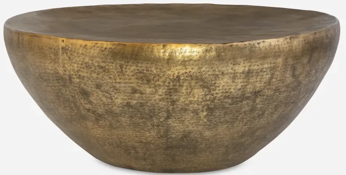 Gilded Dome Gold Coffee Table