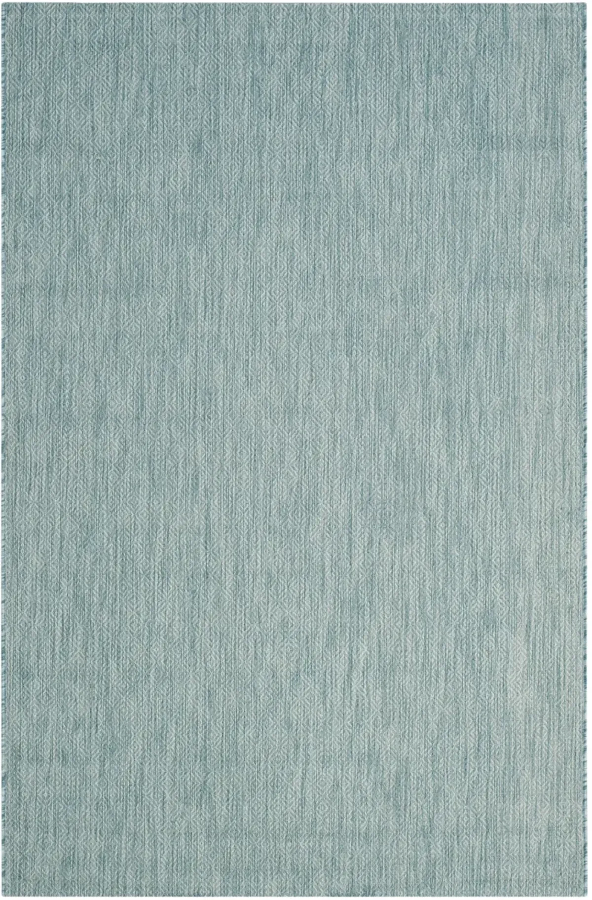 COURTYARD 8520 AQUA  10' x 14' Large Rectangle Rug