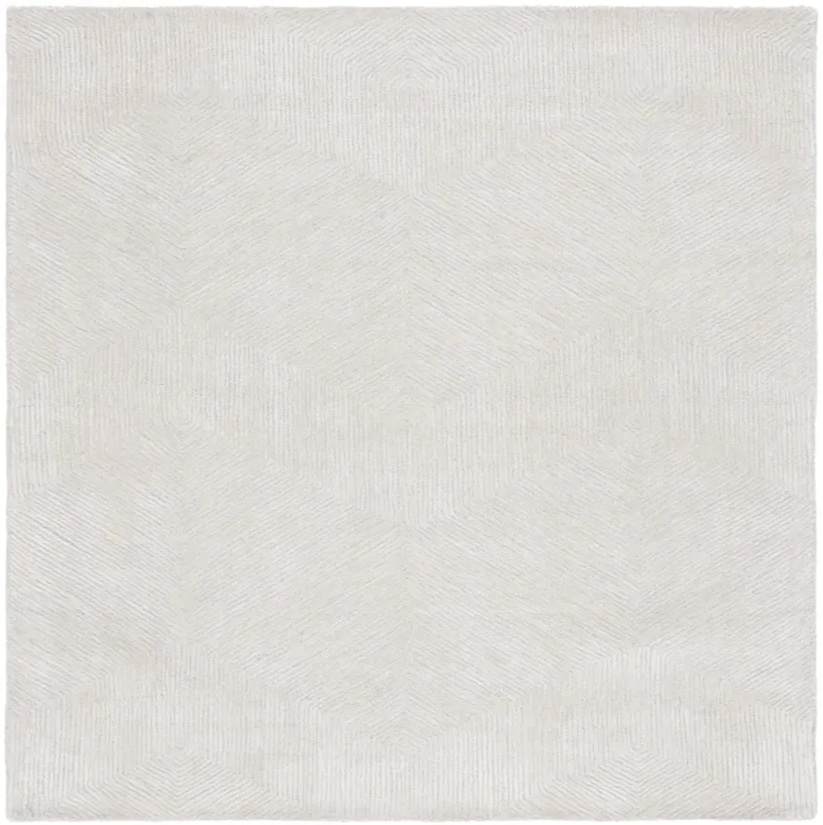 TEXTURAL Hand Tufted 6' x 6' Square area rug
