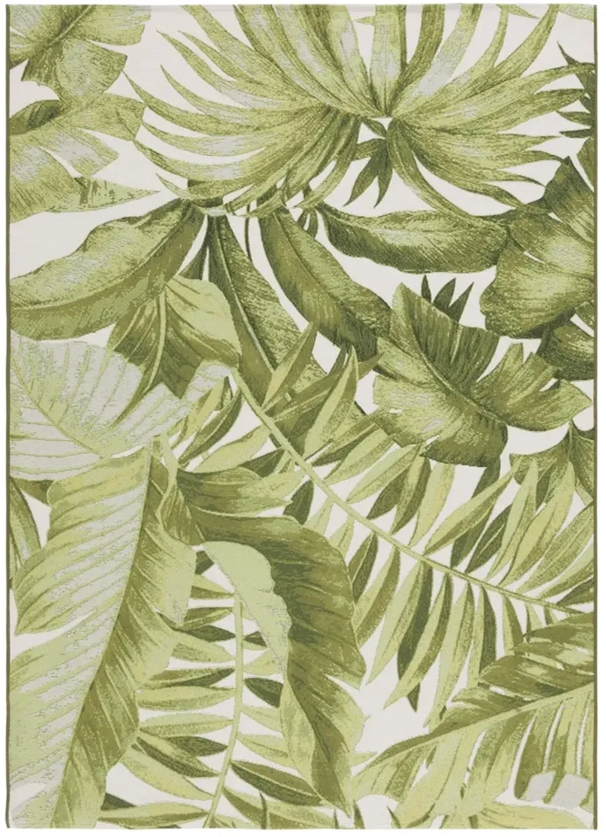 BARBADOS 598 Green 4' X 6' Small Rectangle Rug