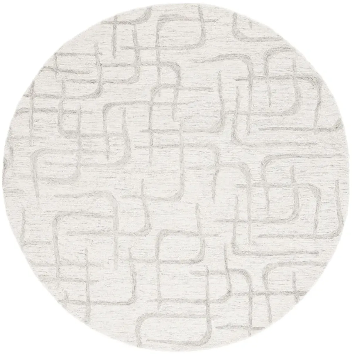 EBONY Hand Tufted 6' x 6' Round area rug