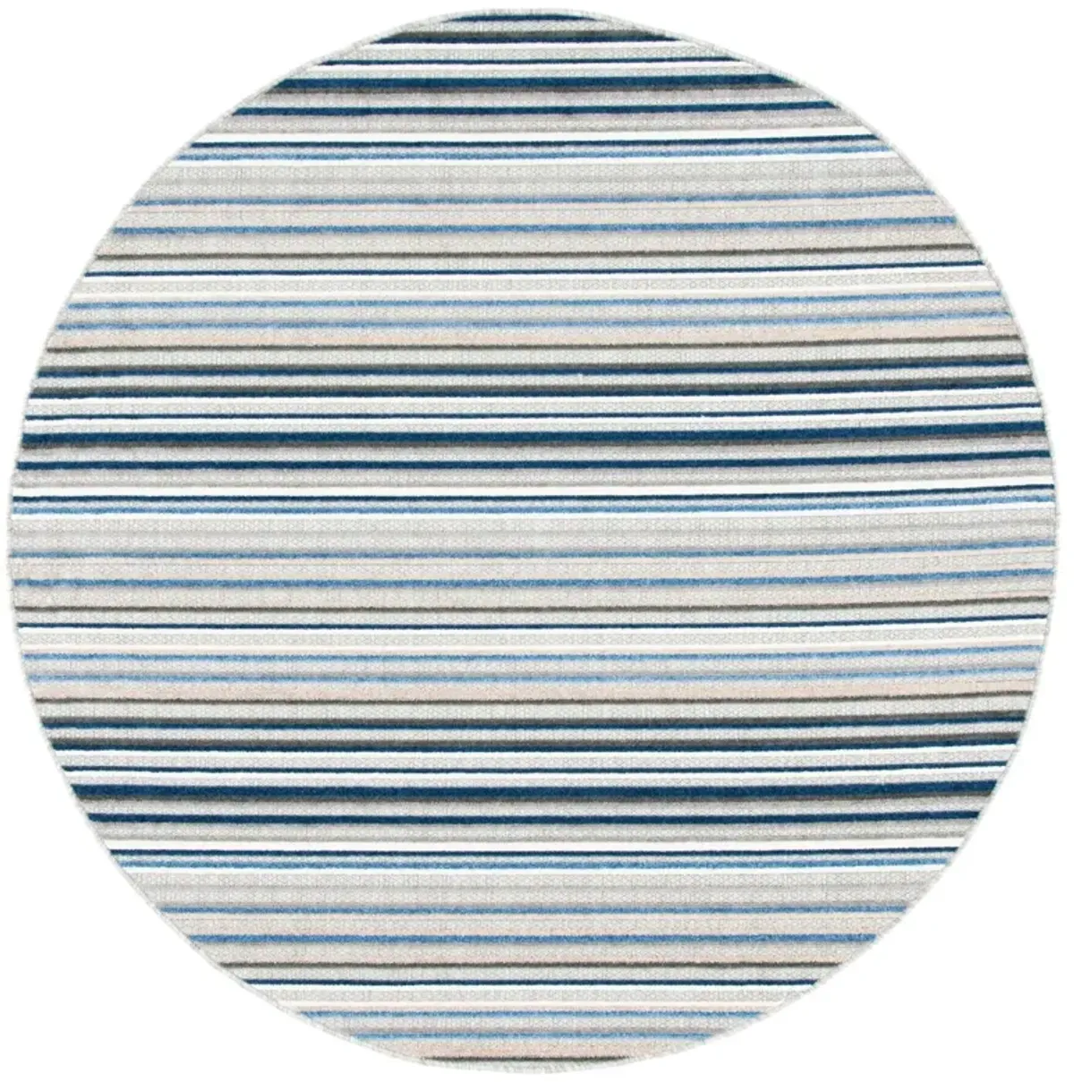 CABANA 323 GREY  5'-3' x 5'-3' Round Round Rug