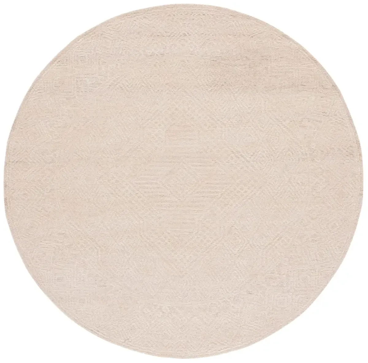 TEXTURAL Hand Tufted 6' x 6' Round area rug