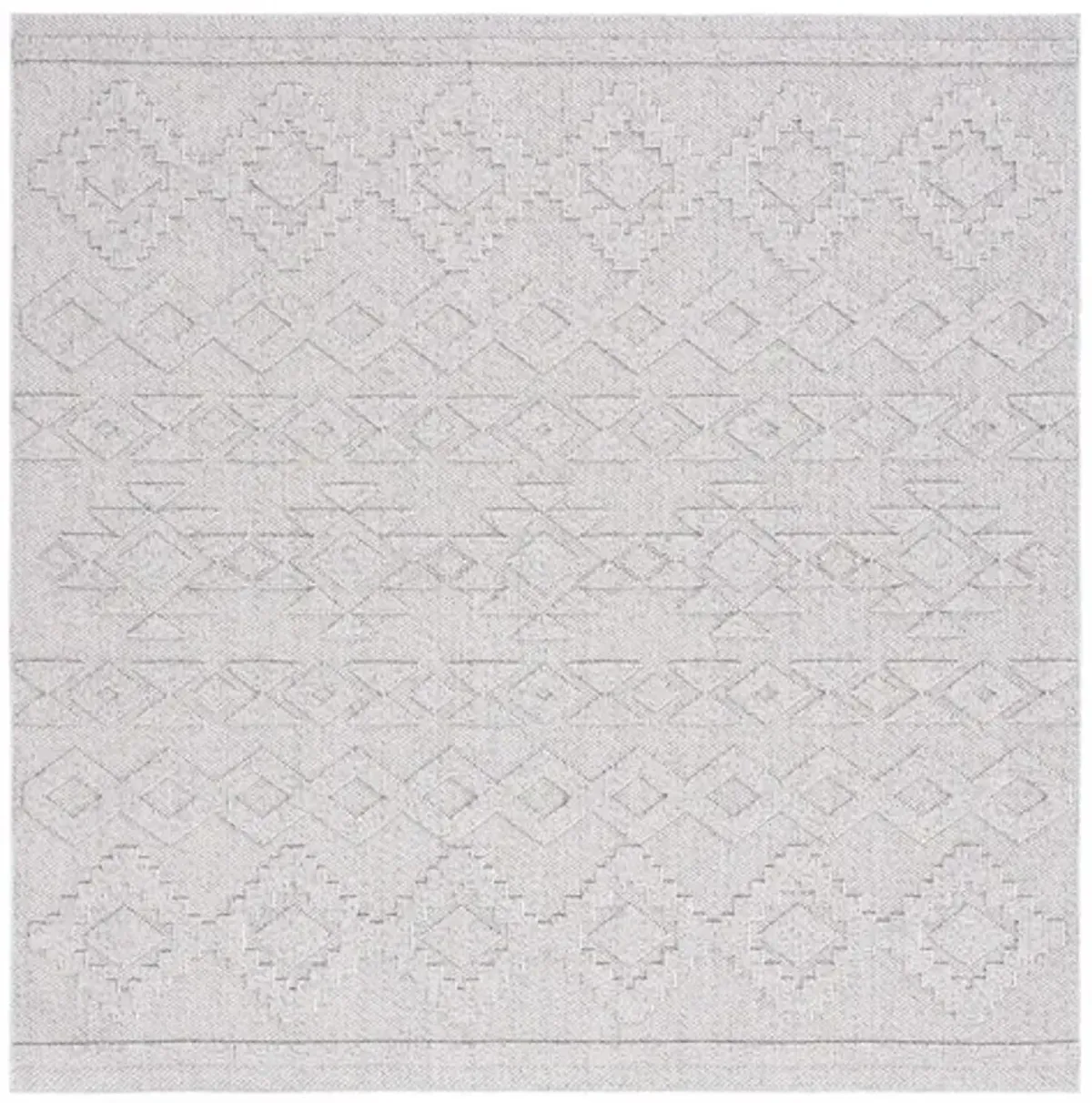 GLOBAL 210 Grey  6'-7' X 6'-7' Square Square Rug