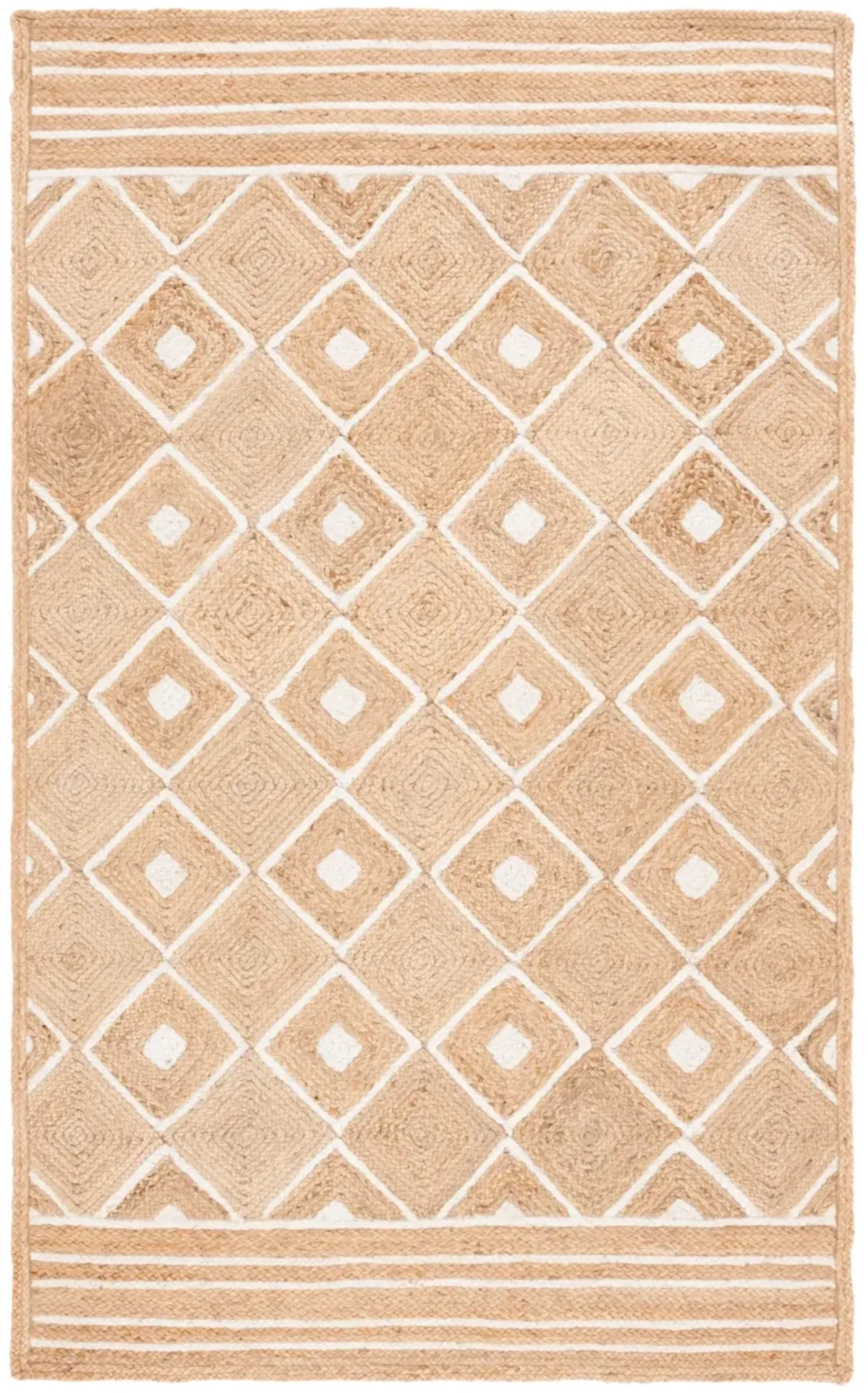 NATURAL FIBER 893 NATURAL  8' x 10' Large Rectangle Rug