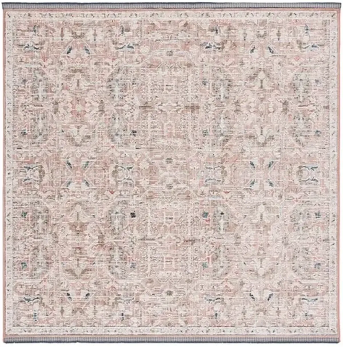 VIVALDI 568 Brown 6'-7' X 6'-7' Square Square Rug