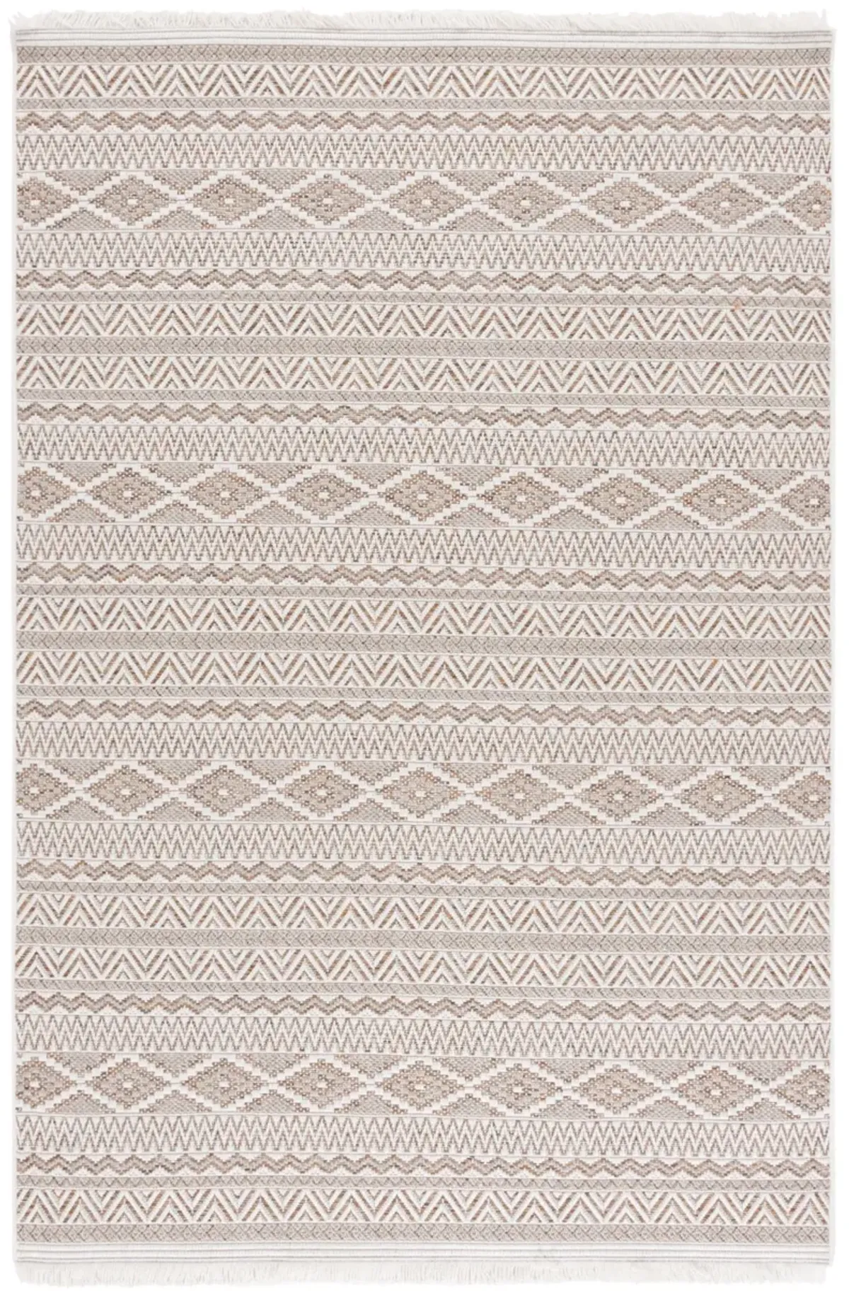 WICKER 152 ORANGE  4' x 6' Small Rectangle Rug