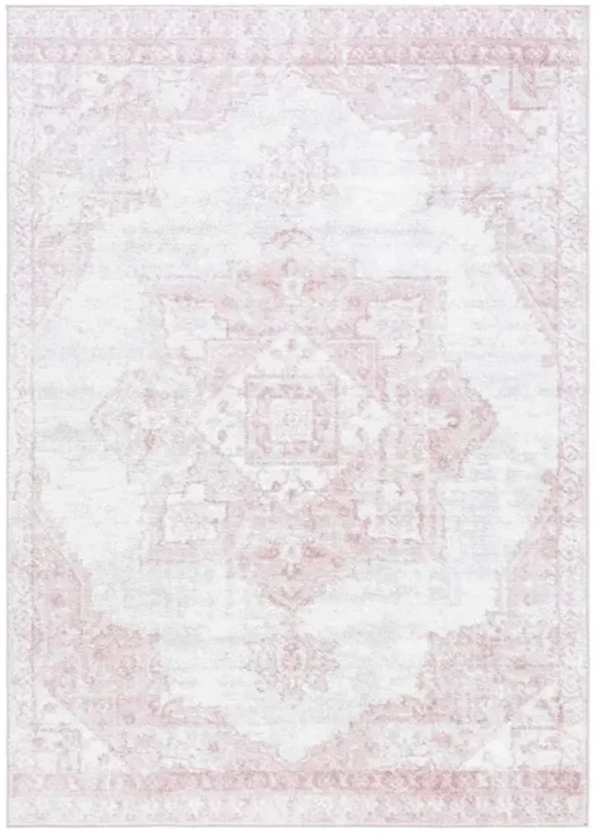 LAYLA 104  Pink 5'-5' x 7'-6' Medium Rectangle Rug