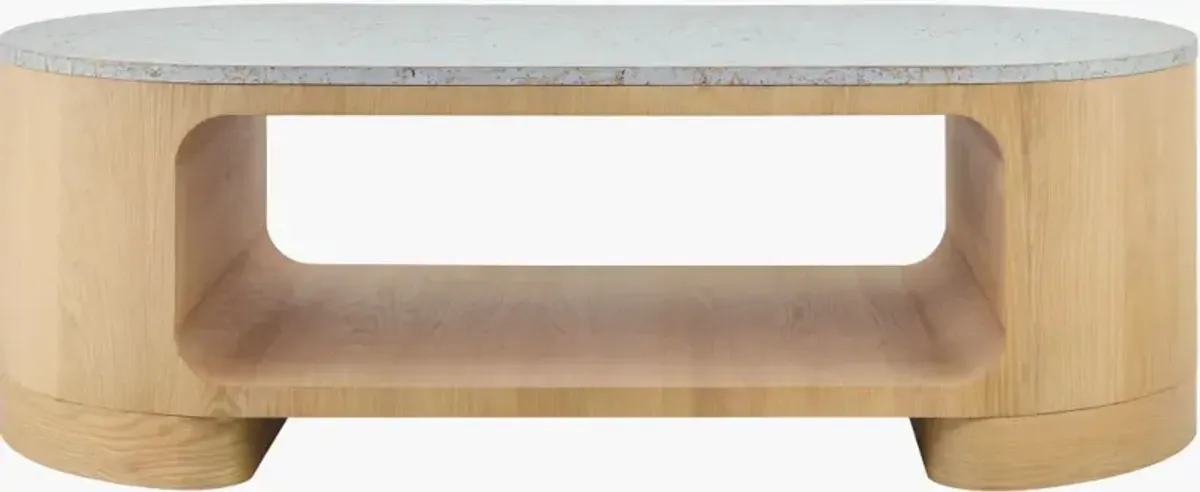 Poros PORS-006 17"H x 54"W x 26"D Coffee Table