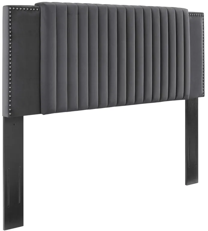 Felicity Channel Tufted Performance Velvet Twin Headboard