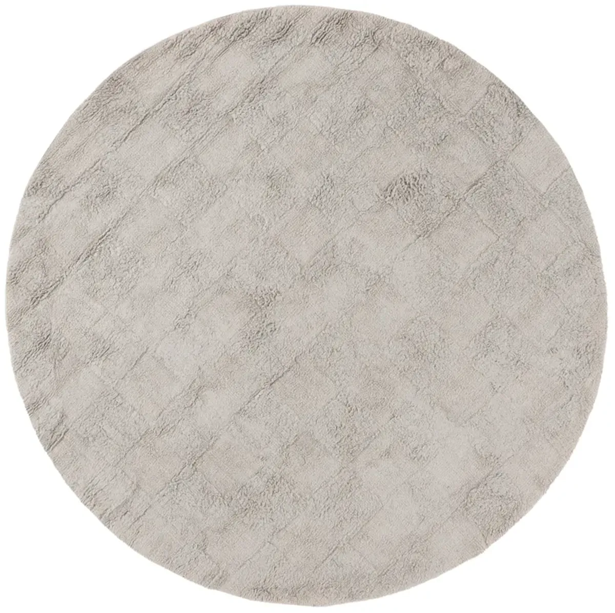 EASY CARE Hand Tufted 6' x 6' Round area rug