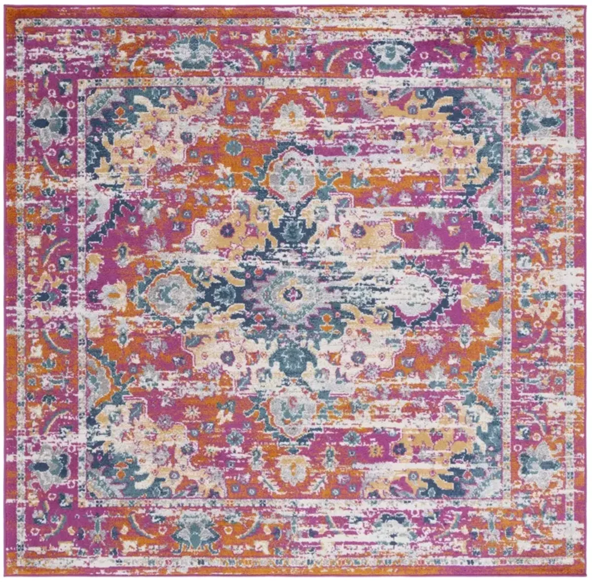 MADISON 154 FUCHSIA  9' x 9' Square Square Rug