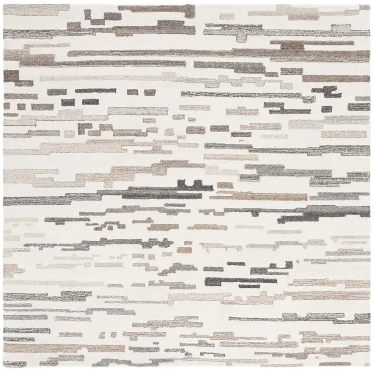 EBONY Hand Tufted 6' x 6' Square area rug