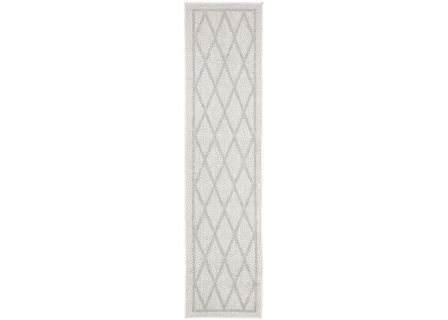 Safavieh BERMUDA 800 Collection BMU805A-28 Ivory / Light Grey 2' X 8'