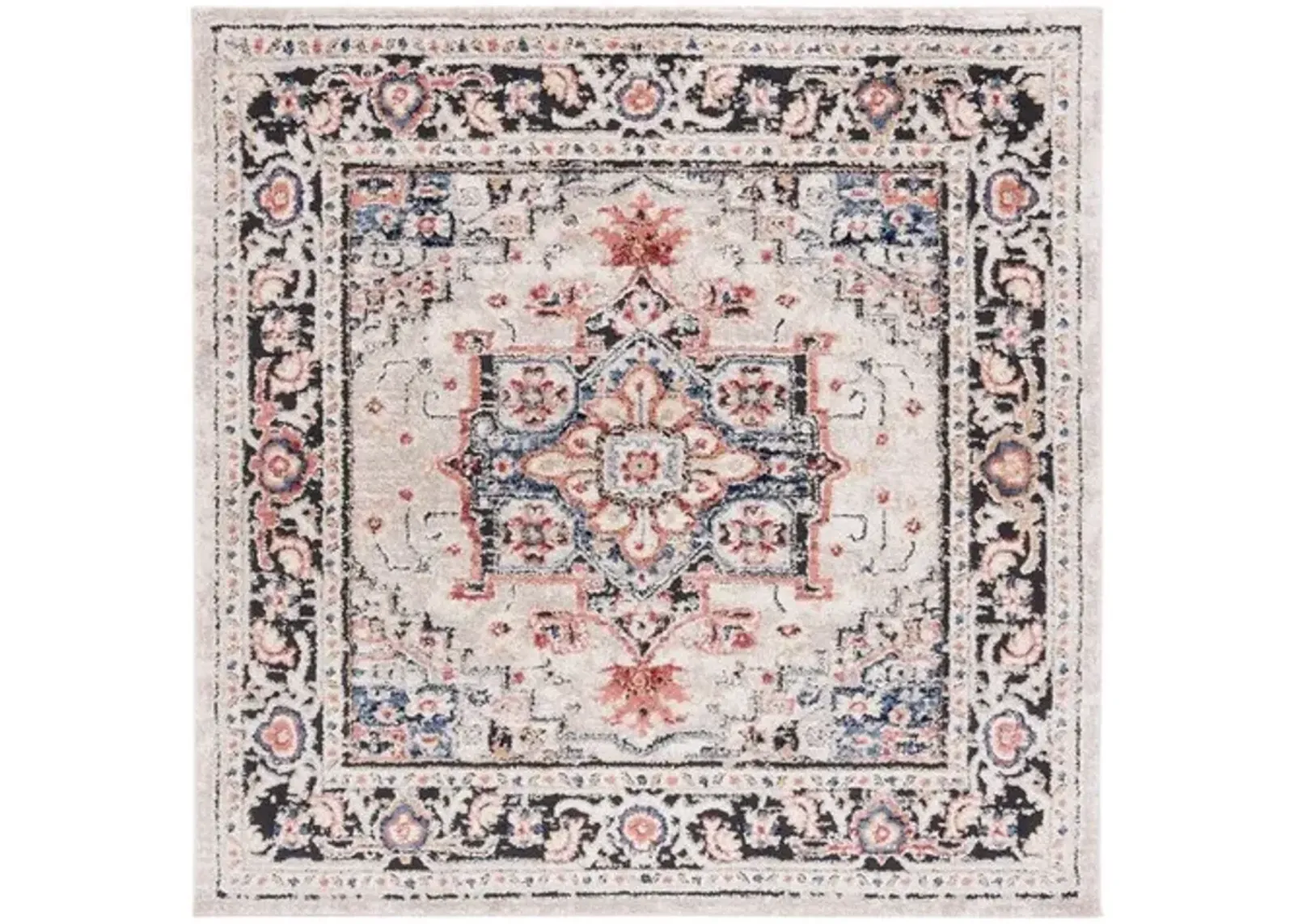 LUNA 104 Multi 6'-7' X 6'-7' Square Square Rug