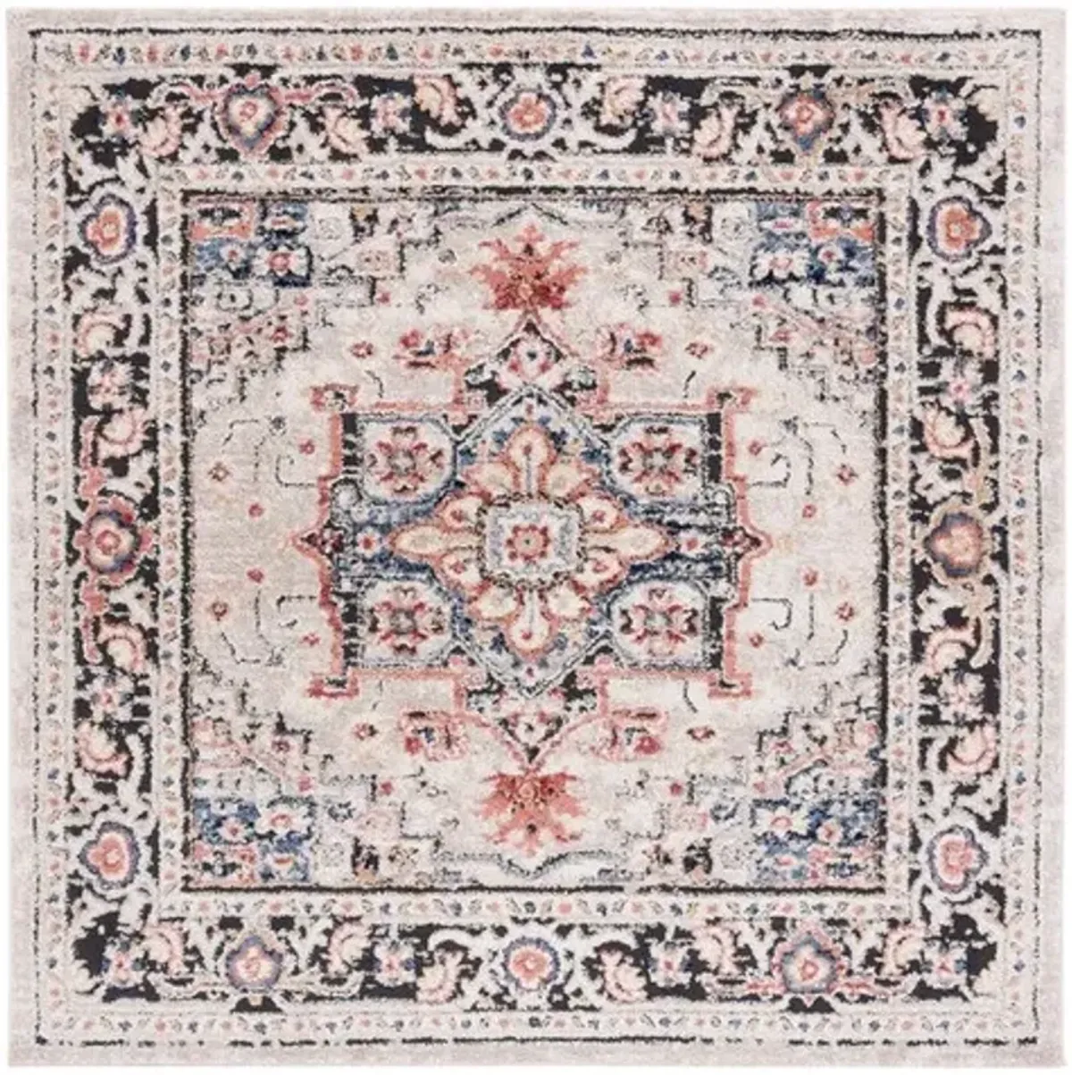 LUNA 104 Multi 6'-7' X 6'-7' Square Square Rug