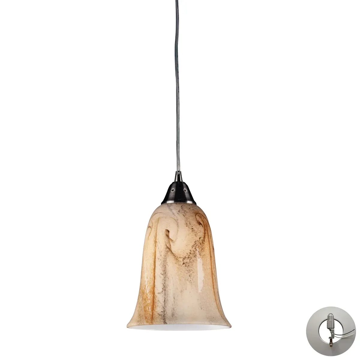 Granite Configurable Multi Pendant - Satin Nickel