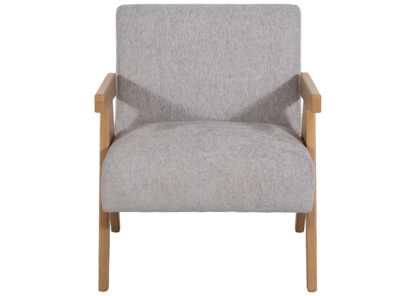 Wood - Scandinavian Accent Chair, Gray