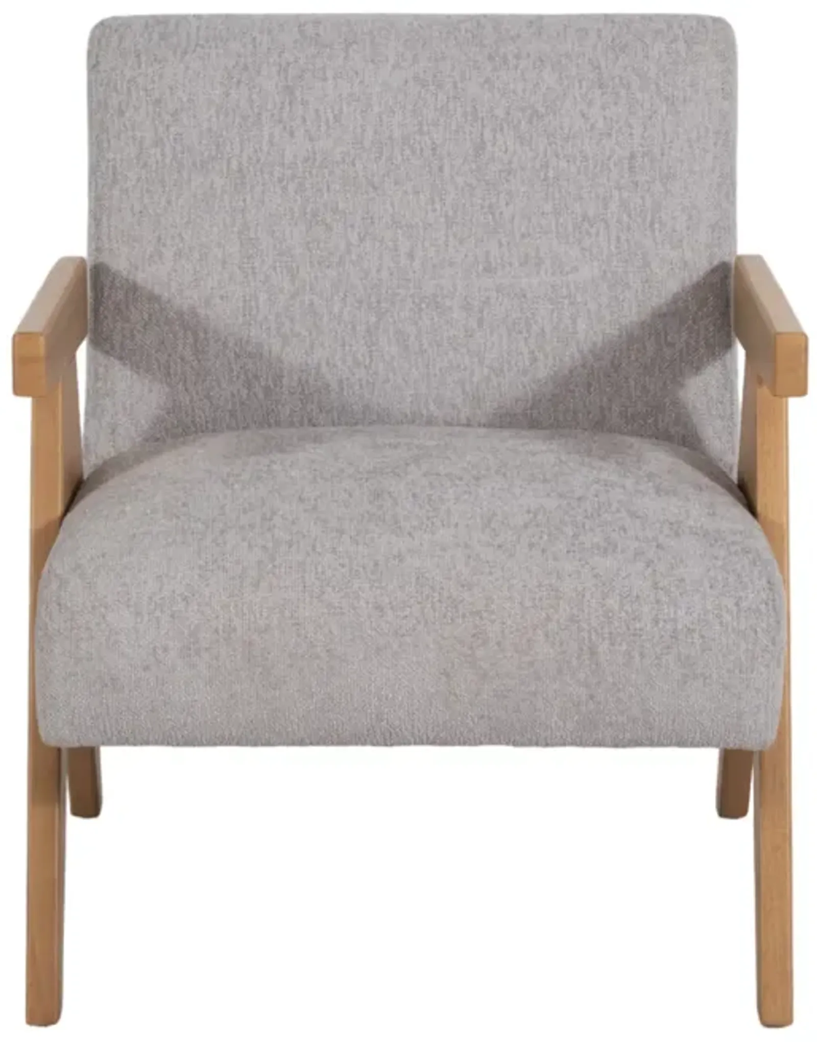 Wood - Scandinavian Accent Chair, Gray