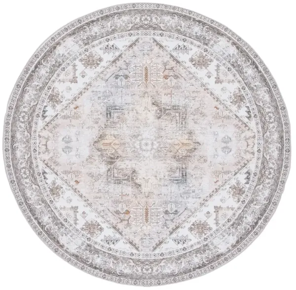 TUCSON 102 M/W S/R BEIGE  10' x 10' Round Round Rug