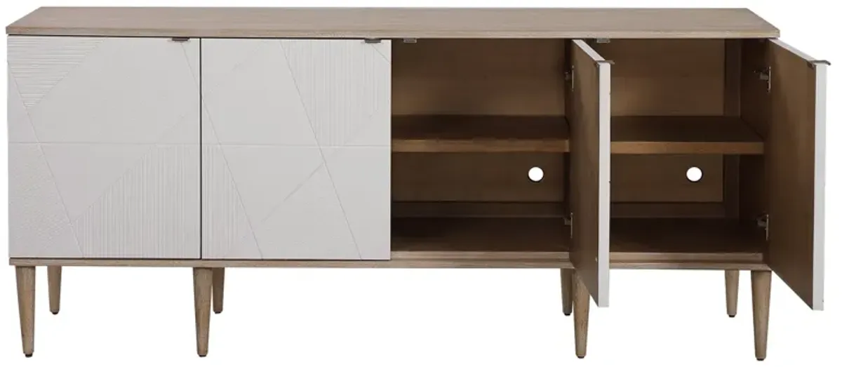 Tightrope 4 Door Modern Sideboard Cabinet