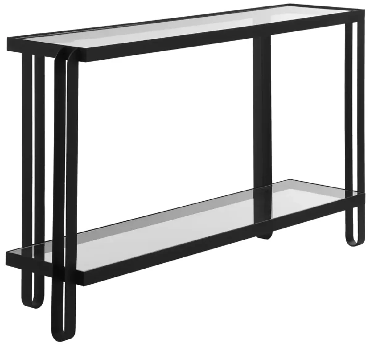 Shadow Black Iron Console Table