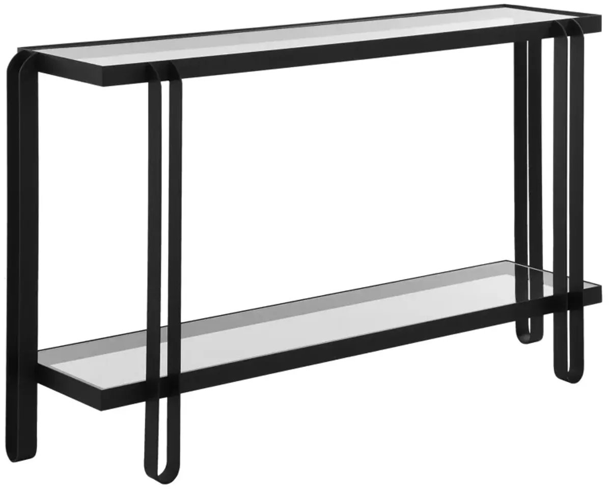 Shadow Black Iron Console Table