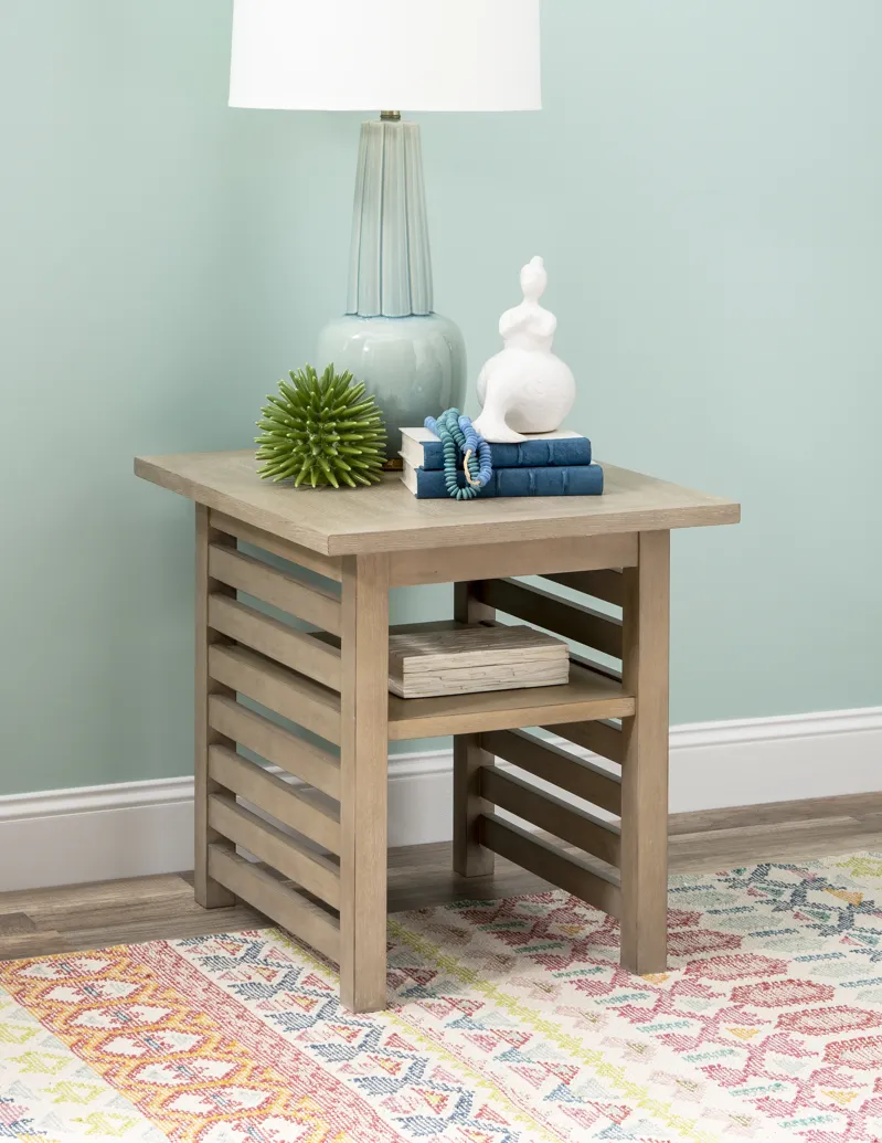 Edgewater Soft Sand End Table 