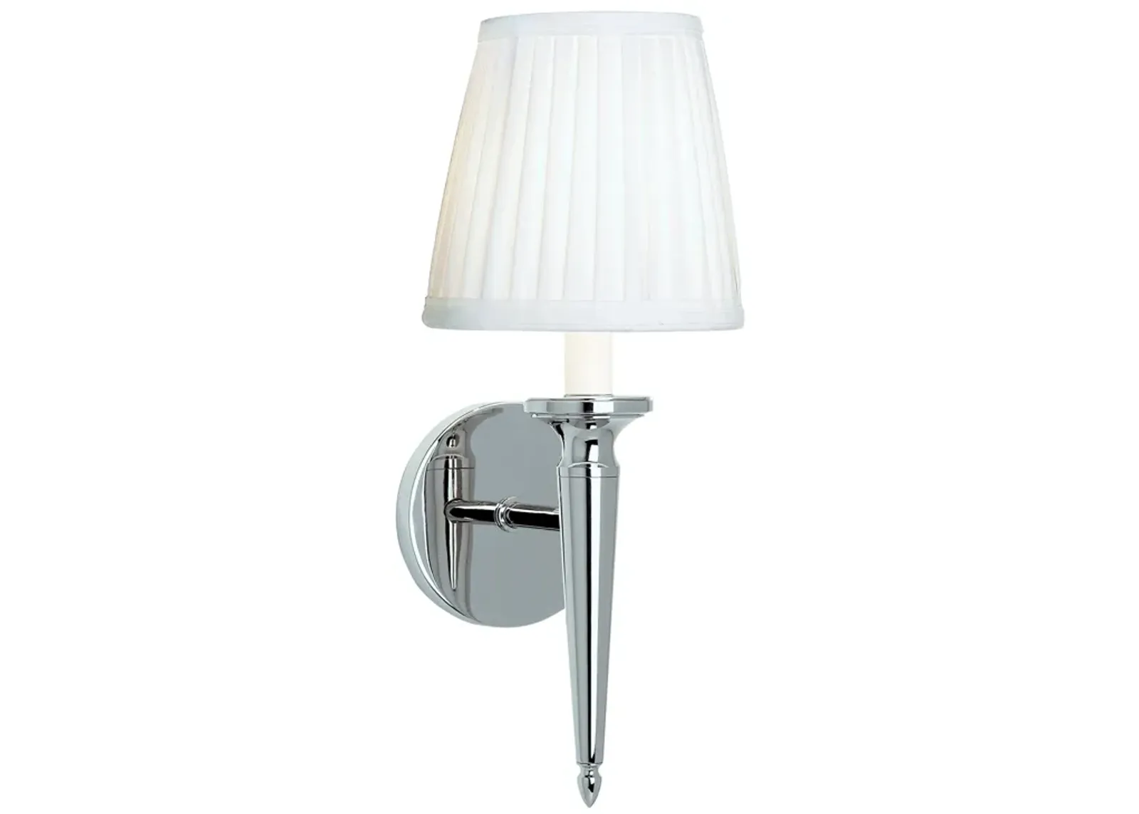 Georgetown 1 Light Sconce - Polished Nickel