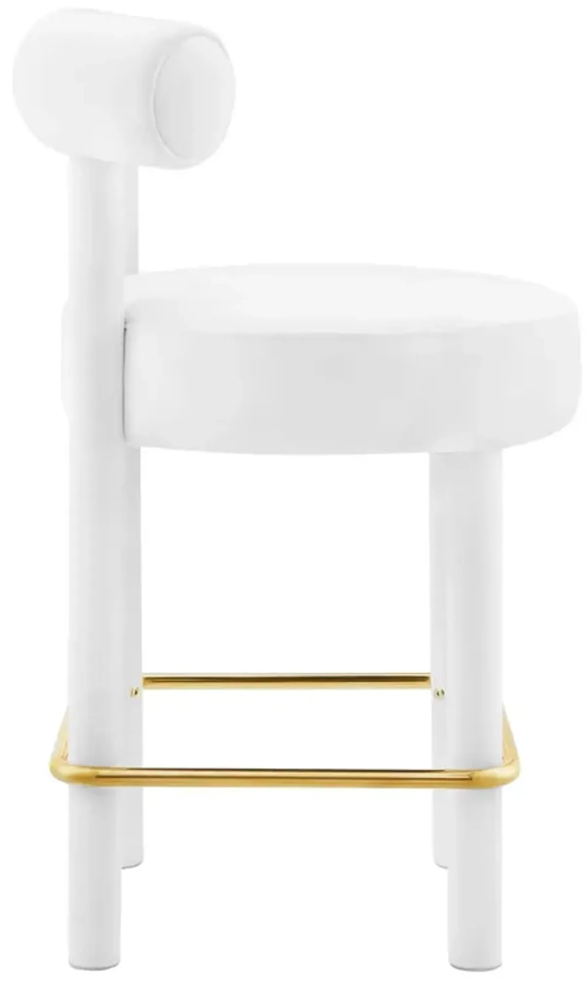 Toulouse Performance Velvet Counter Stool